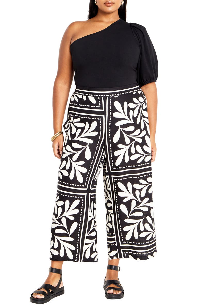 City Chic Modern Muse Ankle Wide Leg Pants, Alternate, color, 