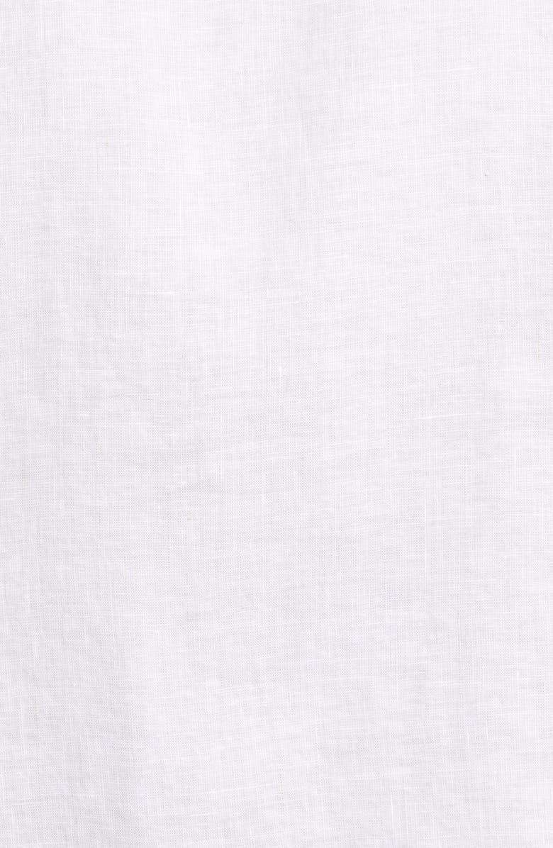 Nordstrom Trim Fit Short Sleeve Linen Button-Down Shirt, Alternate, color,