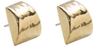 ARGENTO VIVO Hammered Post Stud Earrings