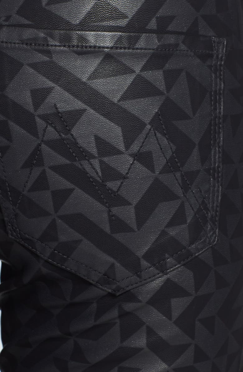 MOTHER 'The Looker' Coated Skinny Jeans, Alternate, color,