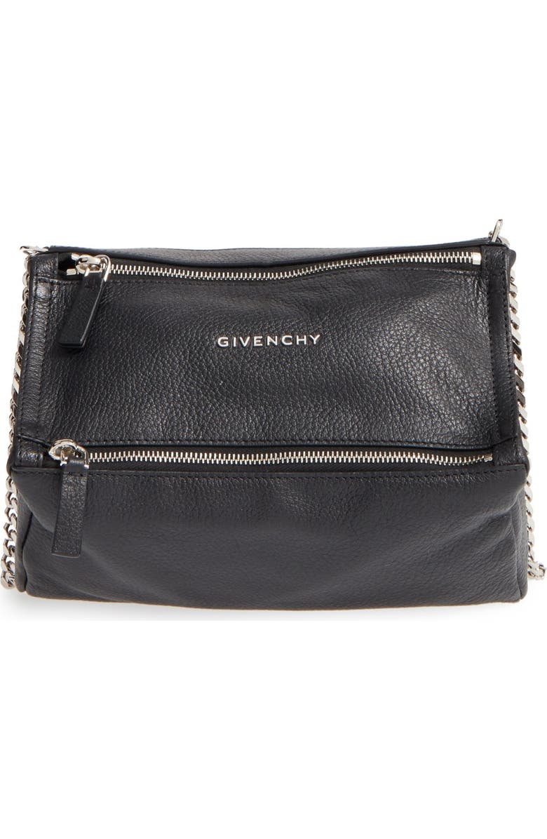 Givenchy 'Mini Pandora' Leather Crossbody Bag, Main, color,