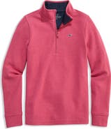 vineyard vines Kids' Saltwater Quarter Zip Pullover