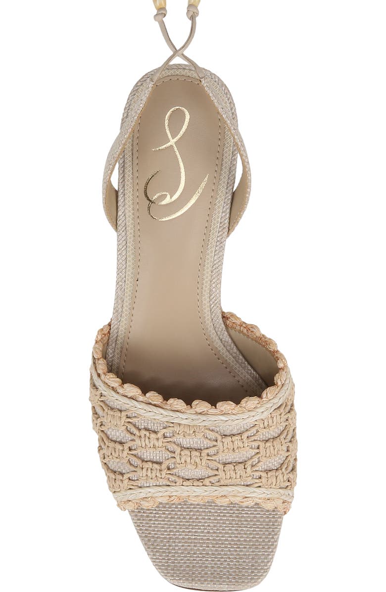 Sam Edelman Pamela Ankle Strap Sandal, Alternate, color, Linen Se/Light Natur