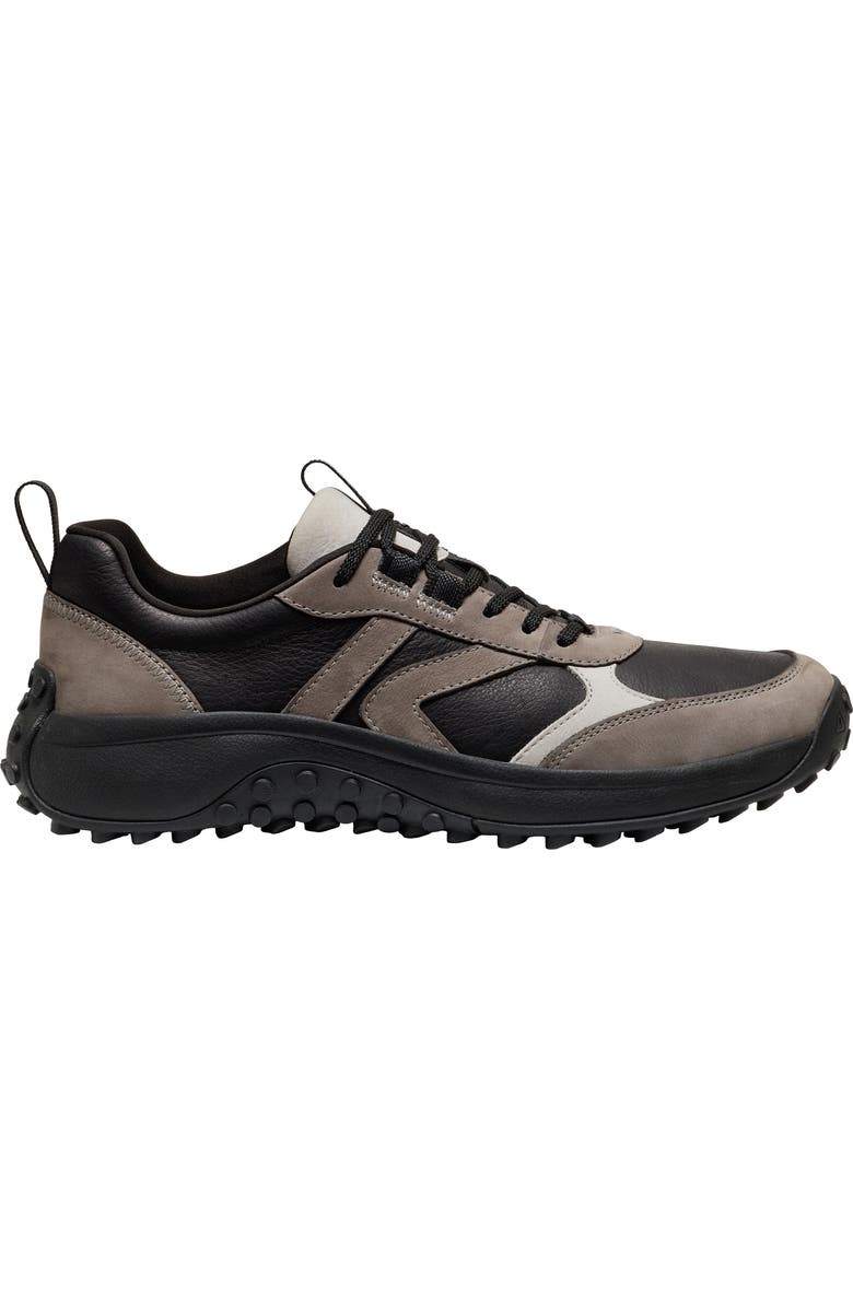KEEN KS86 Lea Sneaker, Alternate, color, Black/ Steel Grey