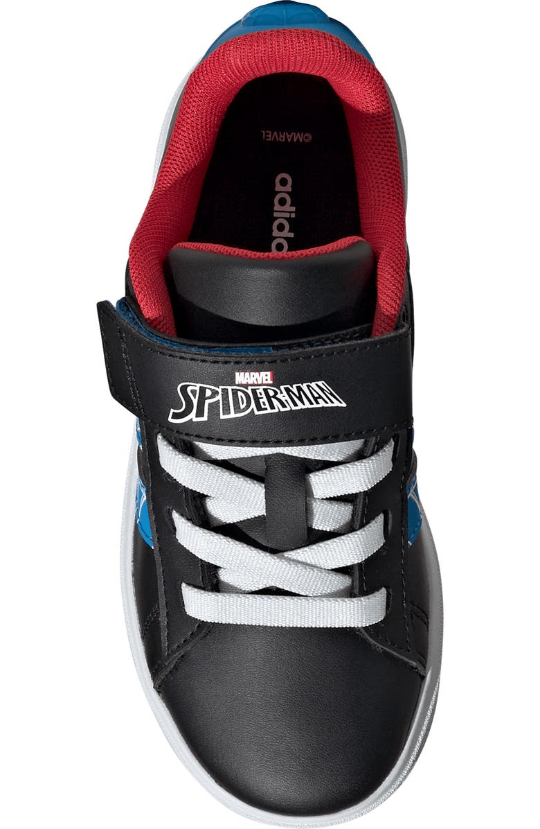 adidas x Marvel<sup>®</sup> Kids' Spider-Man Grand Court Sneaker, Alternate, color,