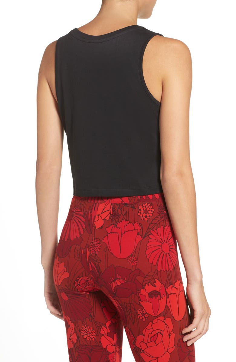 adidas Originals Trefoil Crop Muscle Tee, Alternate, color,