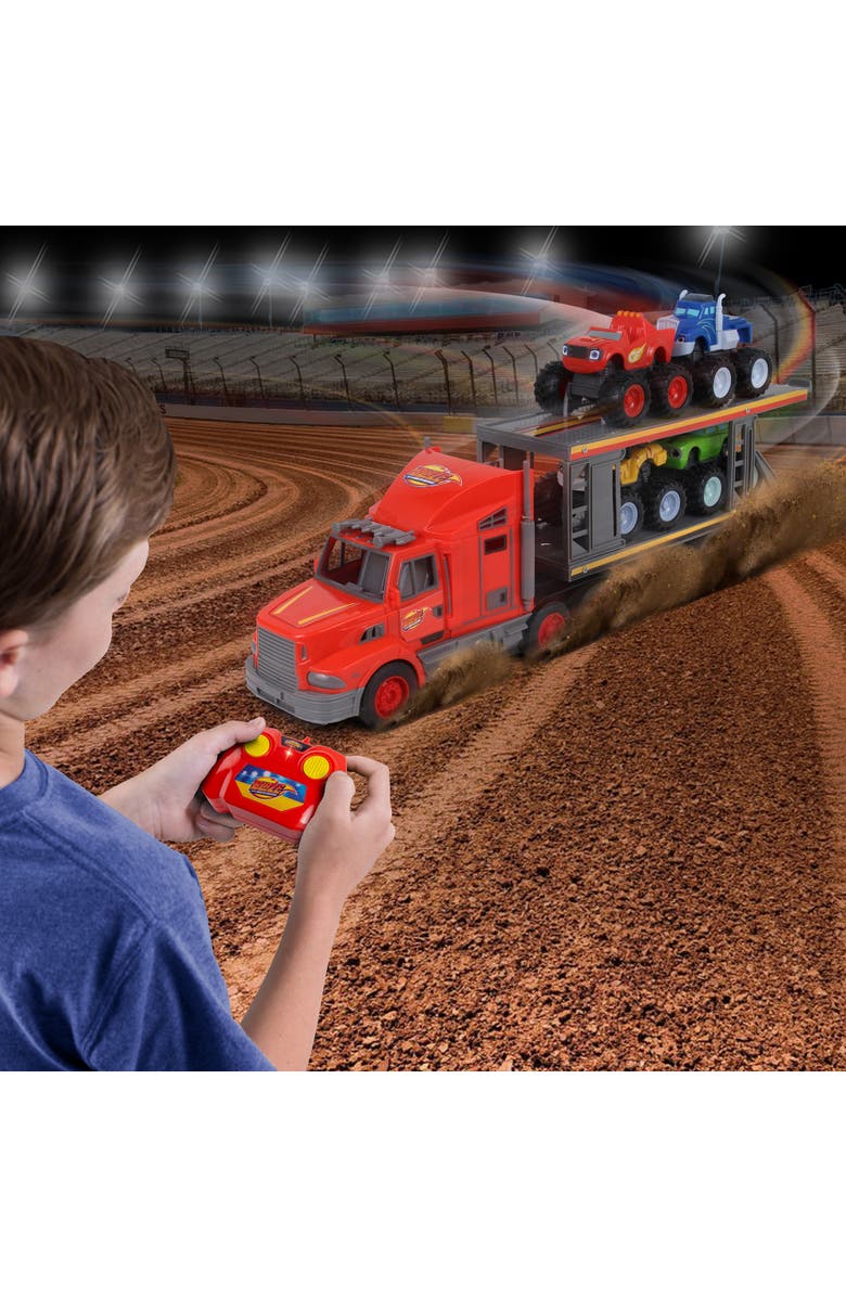Blaze and the Monster Machines RC Transporter With Monster Machines, Alternate, color, Multicolored