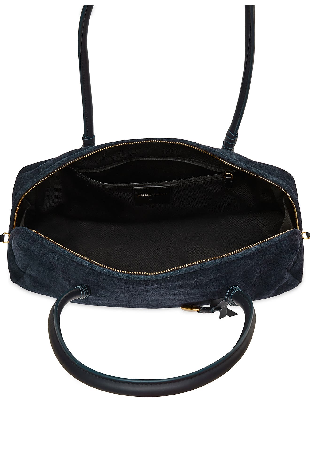 Haven Leather Shoulder Bag, Alternate, color, MIDNIGHT BLUE