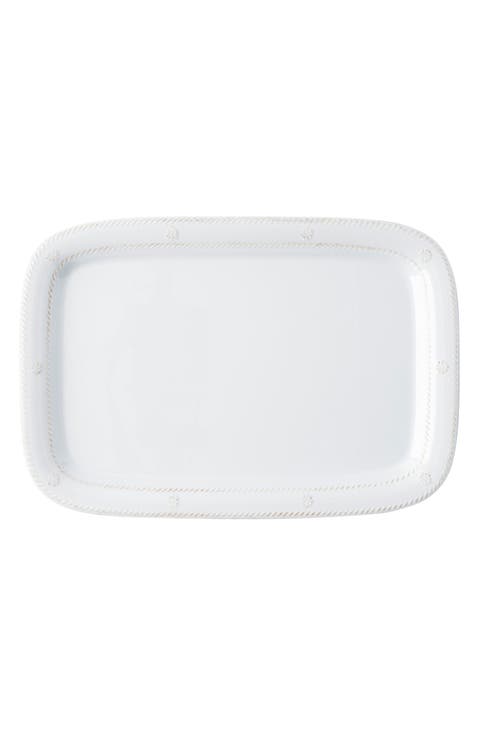 Berry & Thread Whitewash Melamine Serving Tray