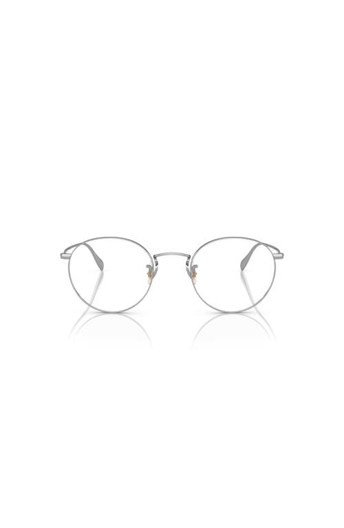 Oliver Peoples 47mm Phantos Optical Glasses In Metallic