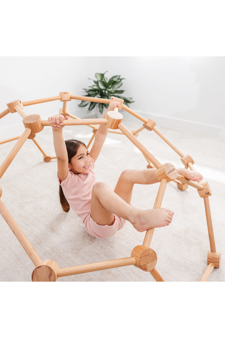 Wooden Climber for Kids, Alternate, color, Natural Wood