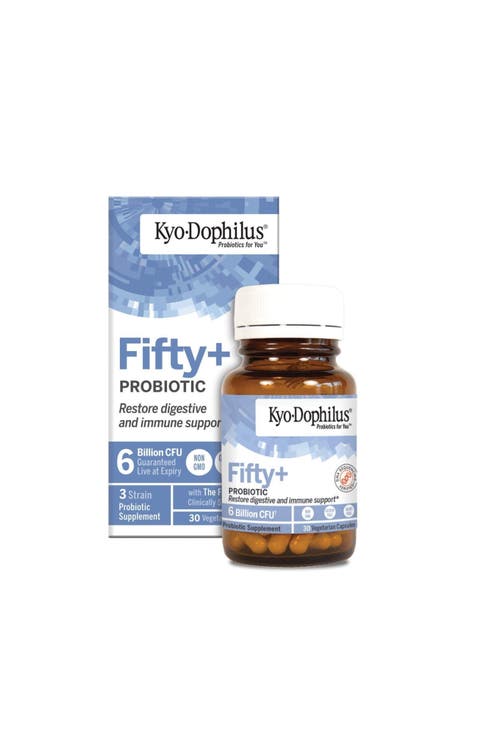 Fifty+ Probiotic, Restore digestive and immune support, 30 Vegetarian Capsules