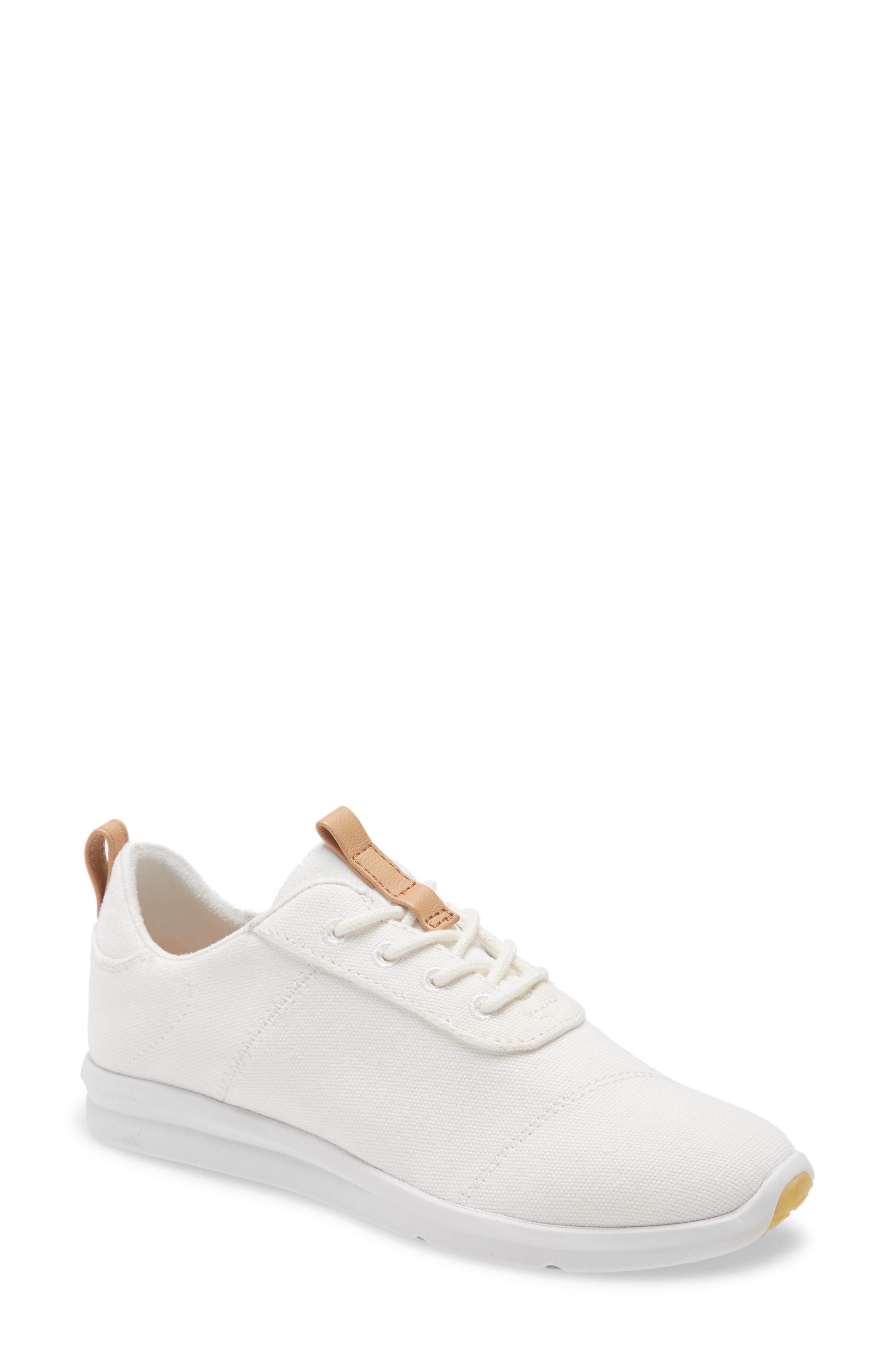 Cabrillo Sneaker, Main, color, WHITE CANVAS