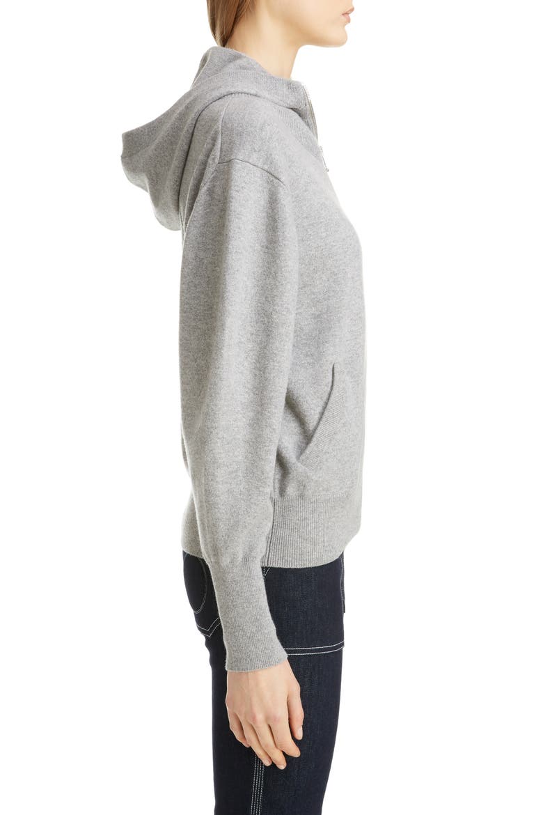 Cashmere Blend Hoodie, Alternate, color, SWAN GREY