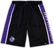 FANATICS Men's Fanatics Branded Black Sacramento Kings Big & Tall Referee Iconic Mesh Shorts