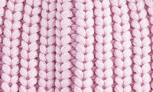 Barbour Saltburn Chunky Knit Beanie In Pink