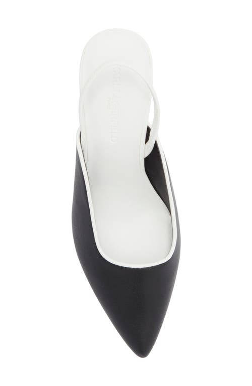 Karl Lagerfeld Paris Grier Slingback Pump In Black