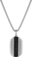 LuvMyJewelry Sora 1 CT Pavé Black Spinel Pendant 925 Silver