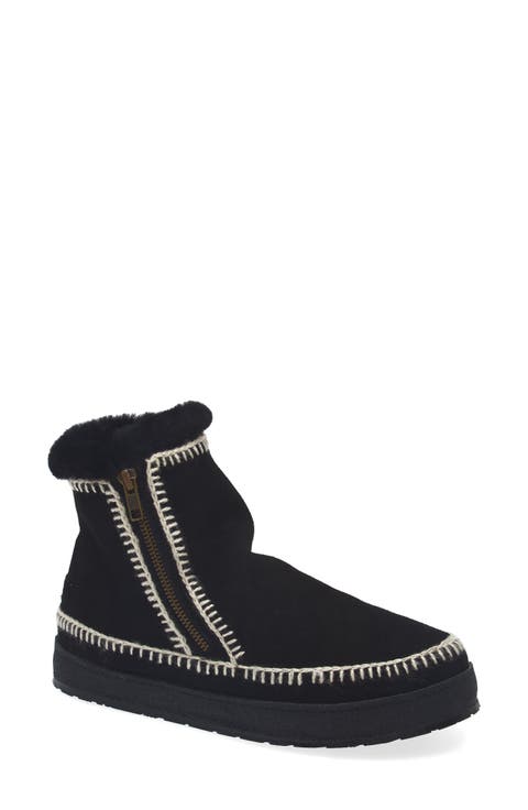 Setsu Genuine Shearling Lined Ankle Boot (Women)