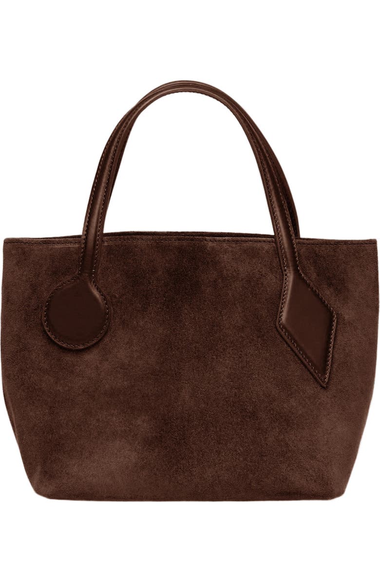 LIFFNER Micro Sprout Tote, Main, color, Dark Brown