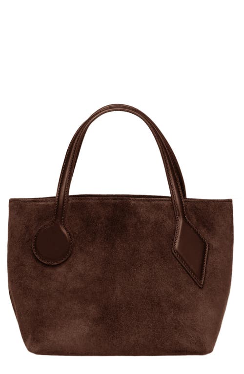 Little Liffner Micro Sprout Tote In Brown