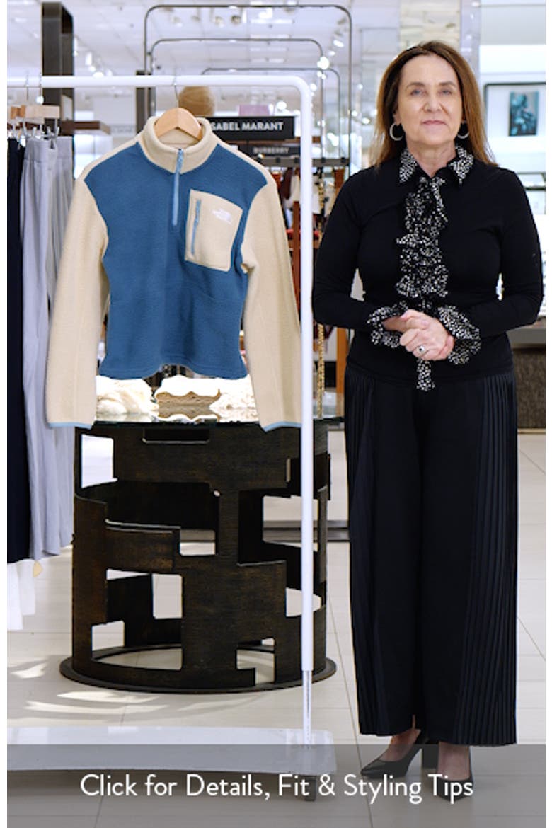 Yumiori Colorblock High Pile Fleece Half-Zip Pullover video