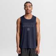Nike Men's Nike Navy Dallas Cowboys Kickoff Miler Dri-FIT Tank Top