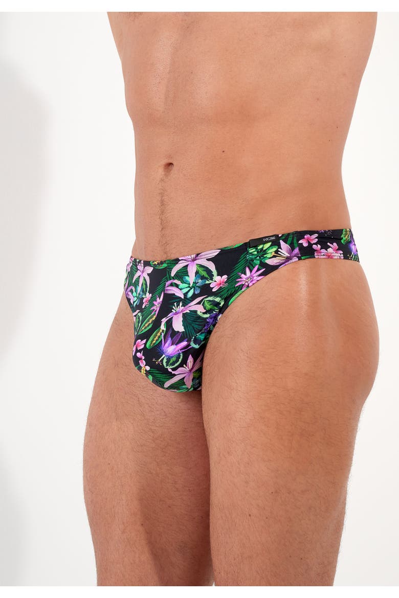 Funky Styles G-String, Alternate, color, Pink Print