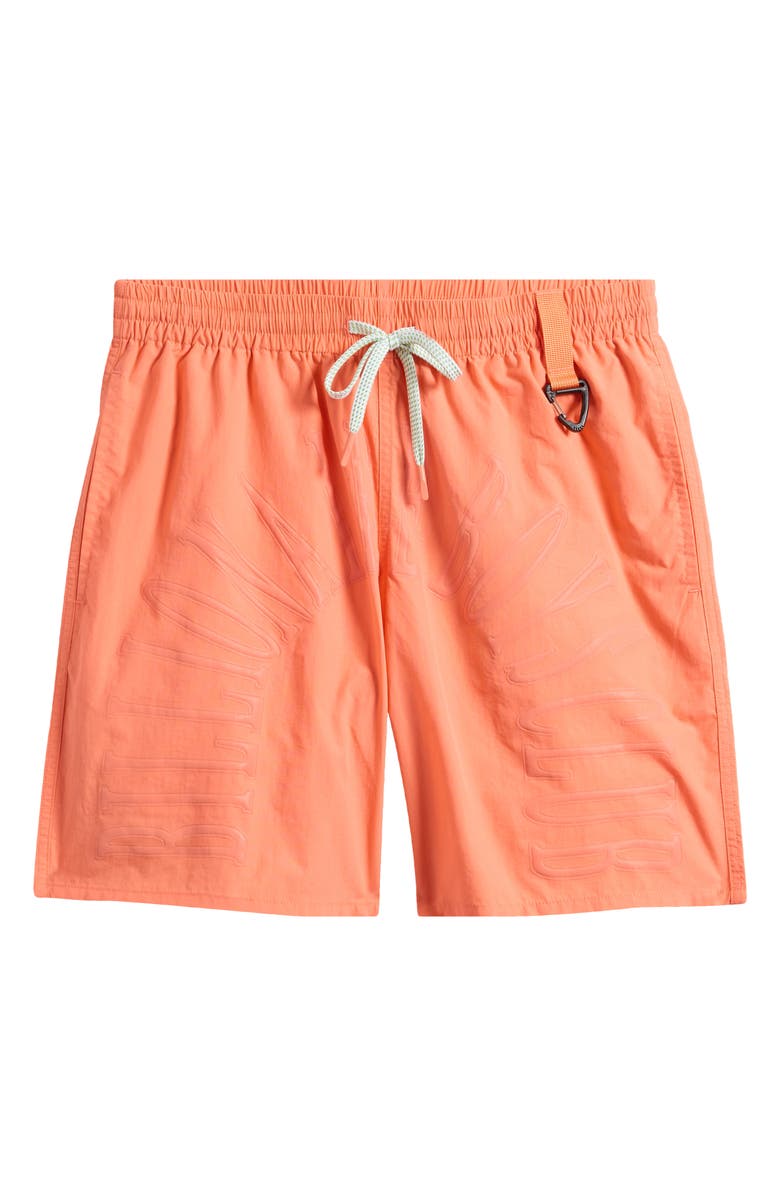 Billionaire Boys Club BB Sunrise Drawstring Nylon Shorts, Alternate, color, Coral Quartz