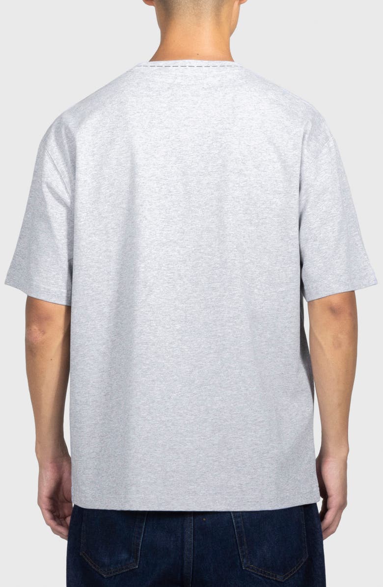 PLEASURES Cut Here Heavyweight Graphic T-Shirt, Alternate, color, Heather Grey