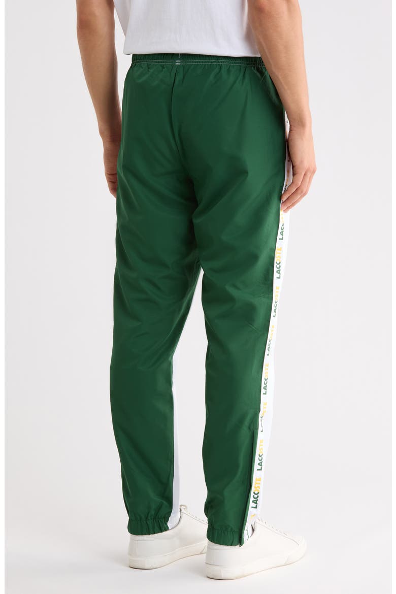 Tracksuit Pants, Alternate, color, WHITE/ GREEN