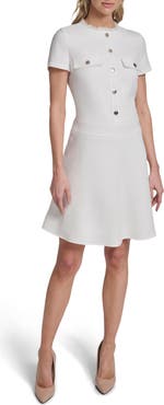 Tommy Hilfiger Novelty Woven Fit & Flare Dress