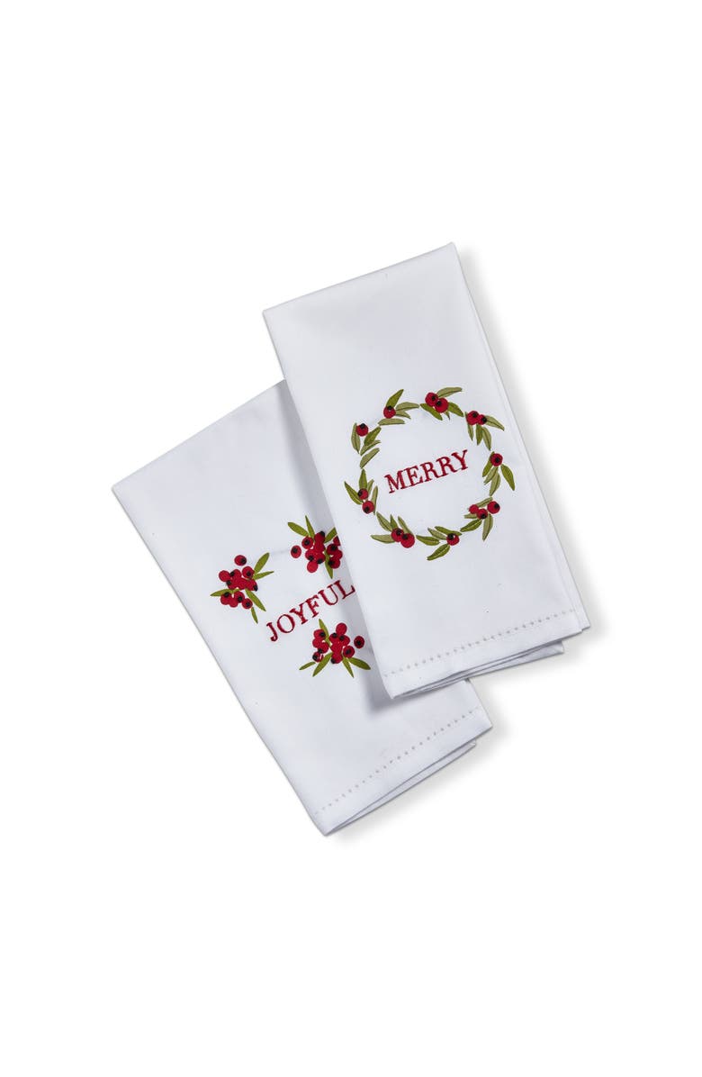 tag Sprig Multicolor Cotton Guest Towels Kitchen Napkins Set, Main, color, Multicolored