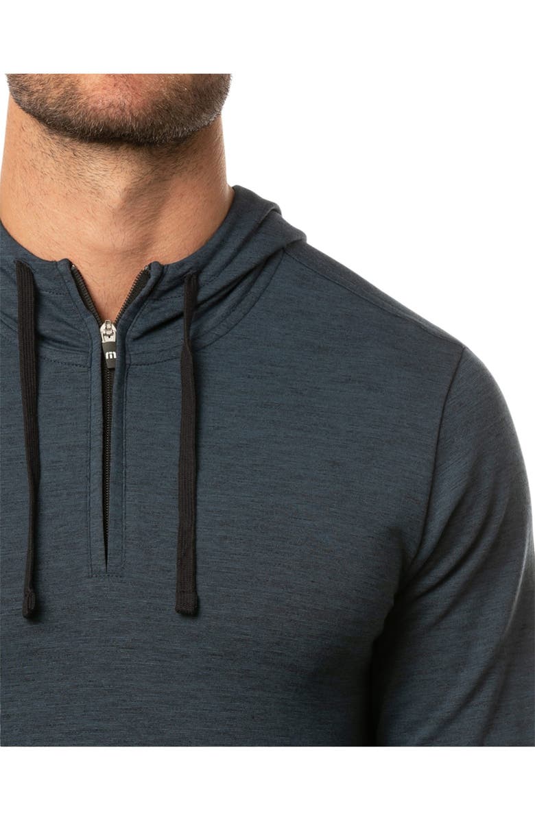 TravisMathew Creature Comforts Quarter-Zip Hoodie, Alternate, color, 