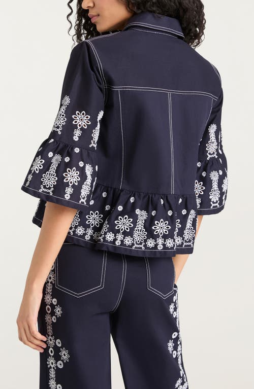 Cinq À Sept Cinq A Sept Mazie Eyelet Mandie Denim Jacket