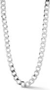 Yield of Men Men's Sterling Silver Curb Chain Necklace