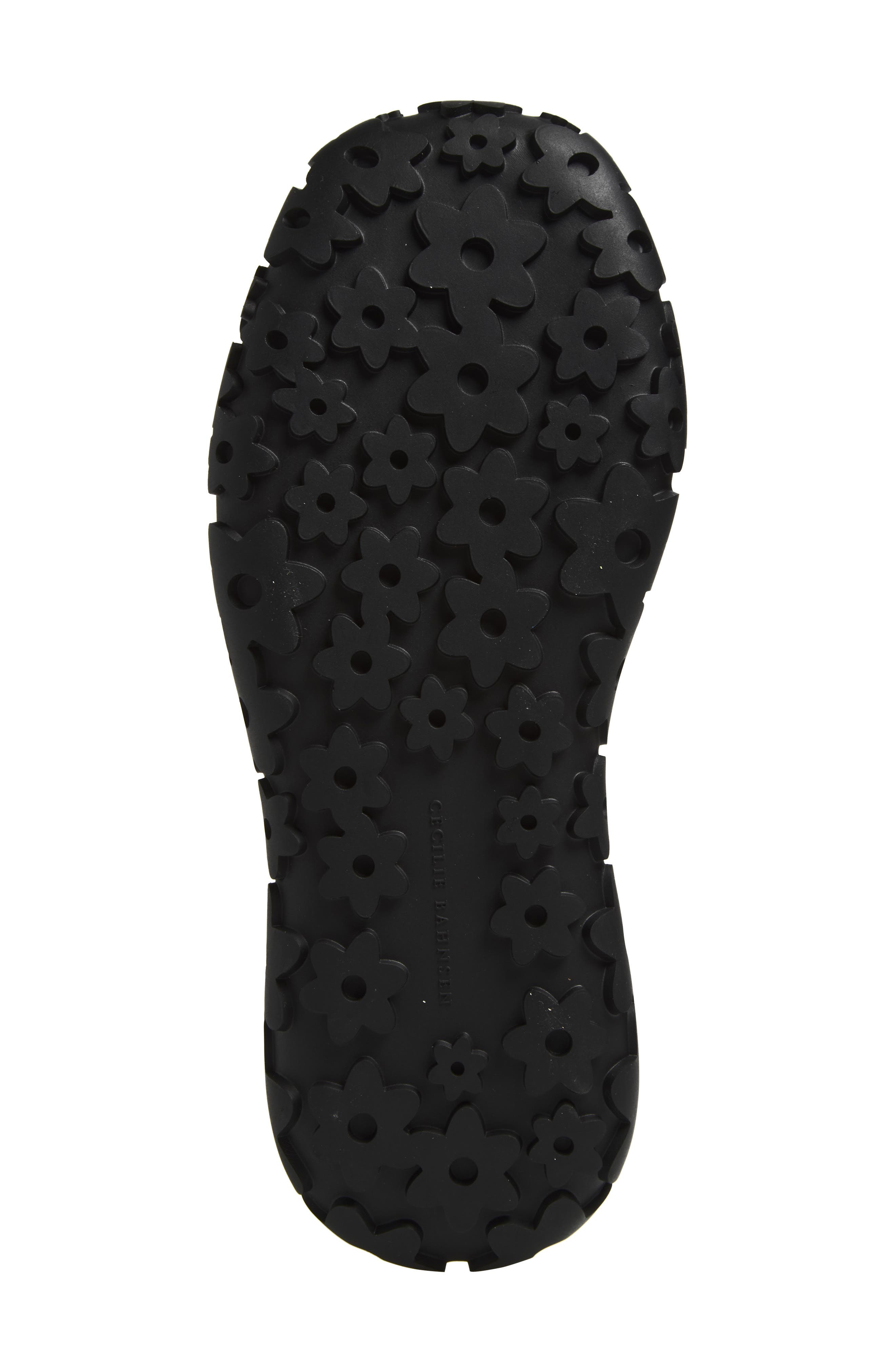 Cecilie Bahnsen Alina Embroidered Sneaker, Alternate, color, Olive Embroidered Satin