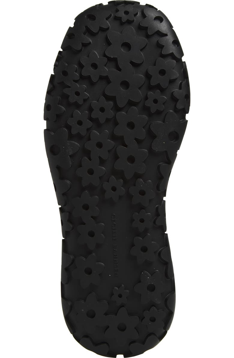 Cecilie Bahnsen Alina Embroidered Sneaker, Alternate, color, Olive Embroidered Satin