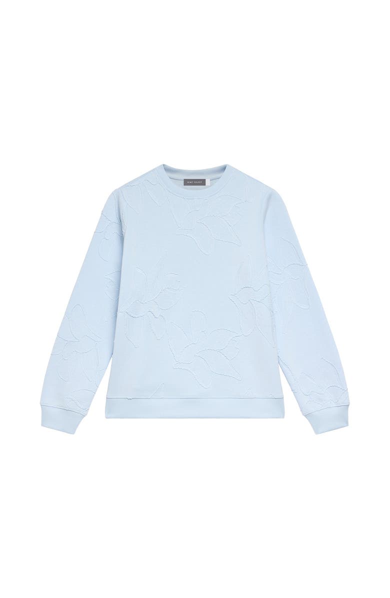 MINT VELVET Embroidered Sweatshirt, Alternate, color, Blue