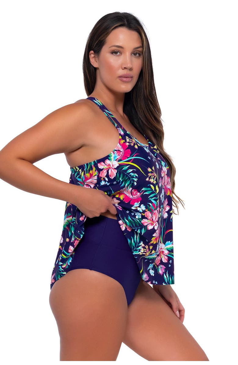 Sunsets Escape Sadie Tankini Swimsuit Top, Alternate, color, 