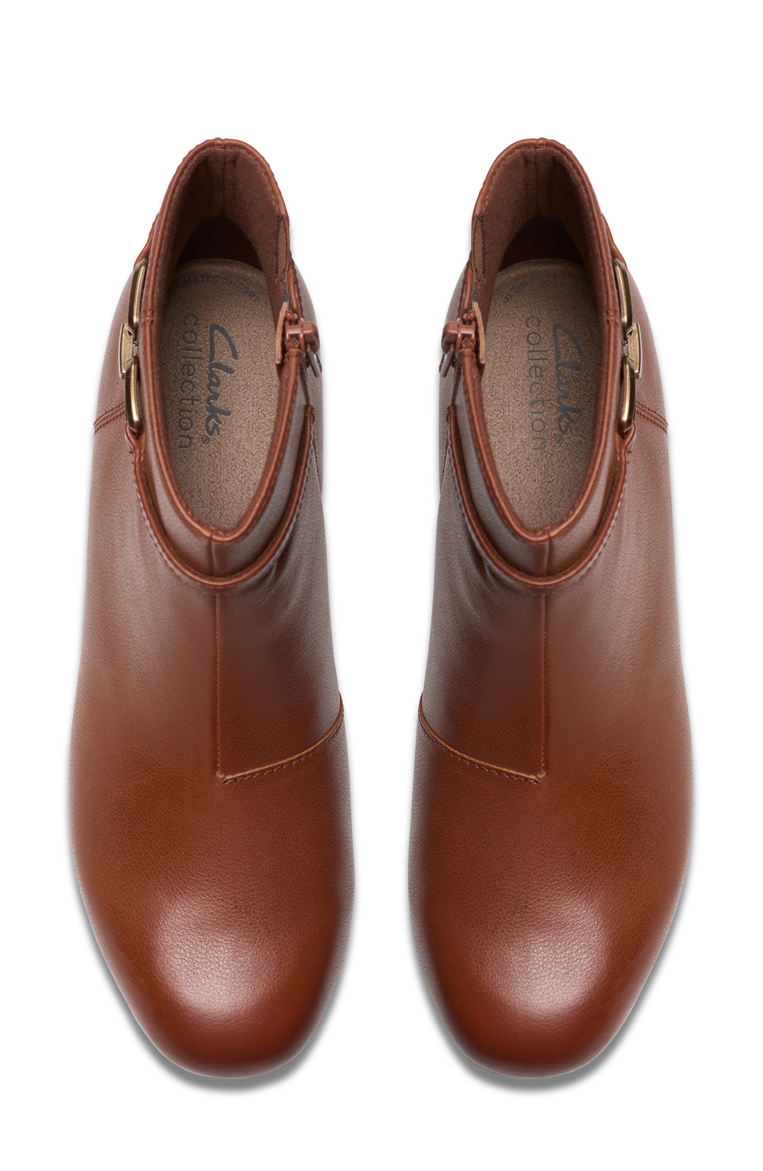 Iridessa Air Ankle Boot - Wide Width Available, Alternate, color, DARK TAN LEATHER