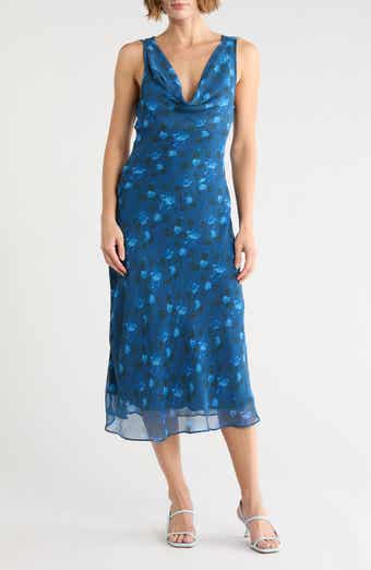 Cowl Neck Midi Dress