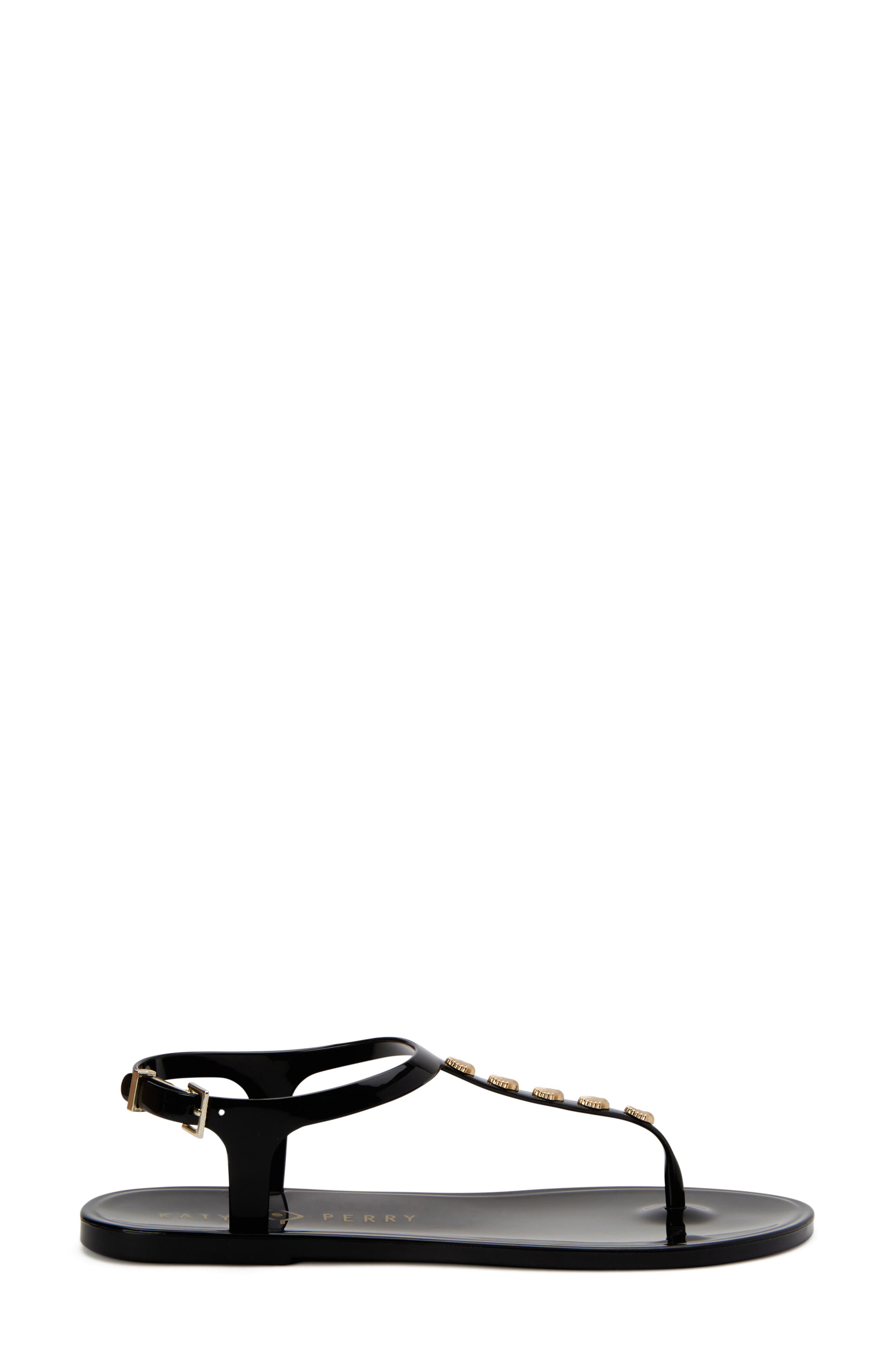 The Geli Studded Sandal, Alternate, color, BLACK SEASHELL