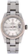 Pre-Owned Rolex Oyster Perpetual Datejust Automatic Watch Stainless Steel and White Gold 26