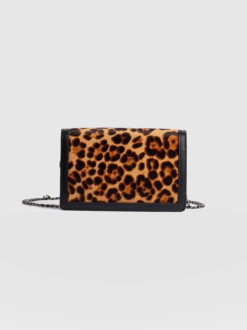 Saint + Sofia Primrose Wallet On Chain In Brown