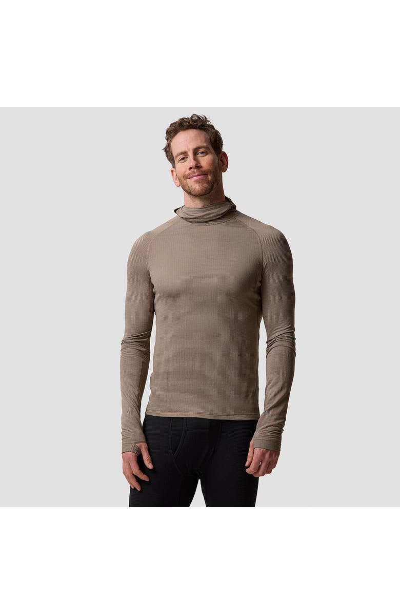 Backcountry Pines Micrrid Ultra-Lt Baselayer Balaclava Top - Men's, Main, color, Fallen Rock