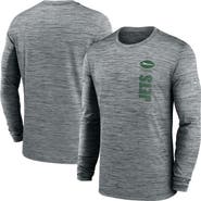 Nike Men's Nike Gray New York Jets 2024 Sideline Velocity Performance Long Sleeve T-Shirt