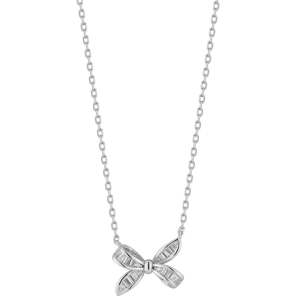 Glaze Jewelry Bow Pendant Necklace