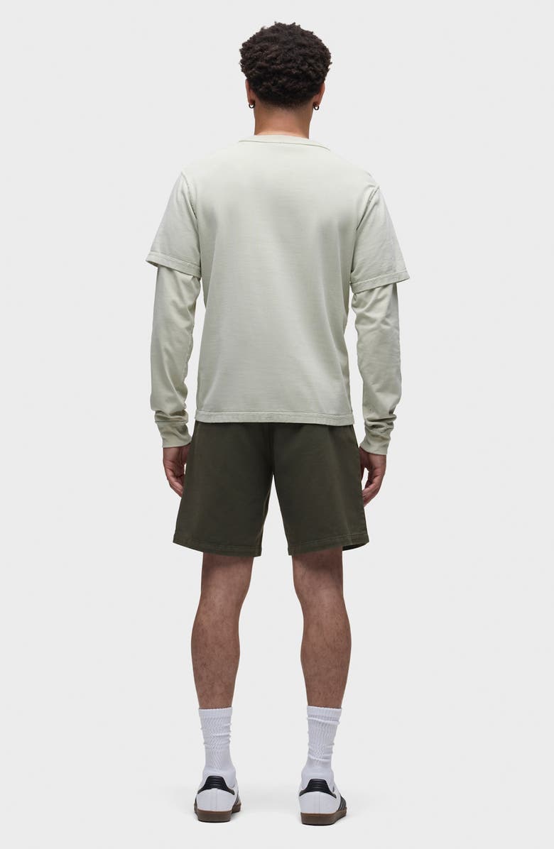 Hudson Jeans Venice Cotton Twill Chino Shorts, Alternate, color, Cypress Green