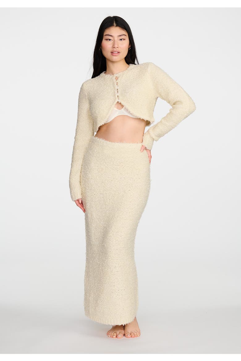 The Baby Cardigan  Boucle, Alternate, color, CREAM